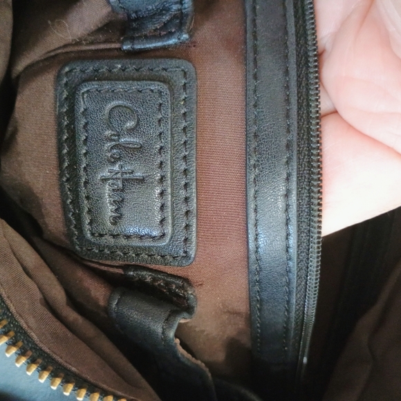 Cole Haan Black and Gold Shoulder Bag with Sleek Design - Picture 4 of 4